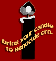 bring your candle and candlelit walk for justice, peace and end to genocide